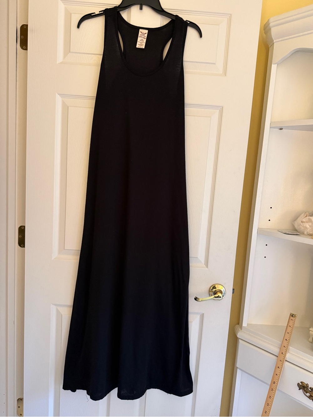 Faded Glory Black Racerback Maxi Dress